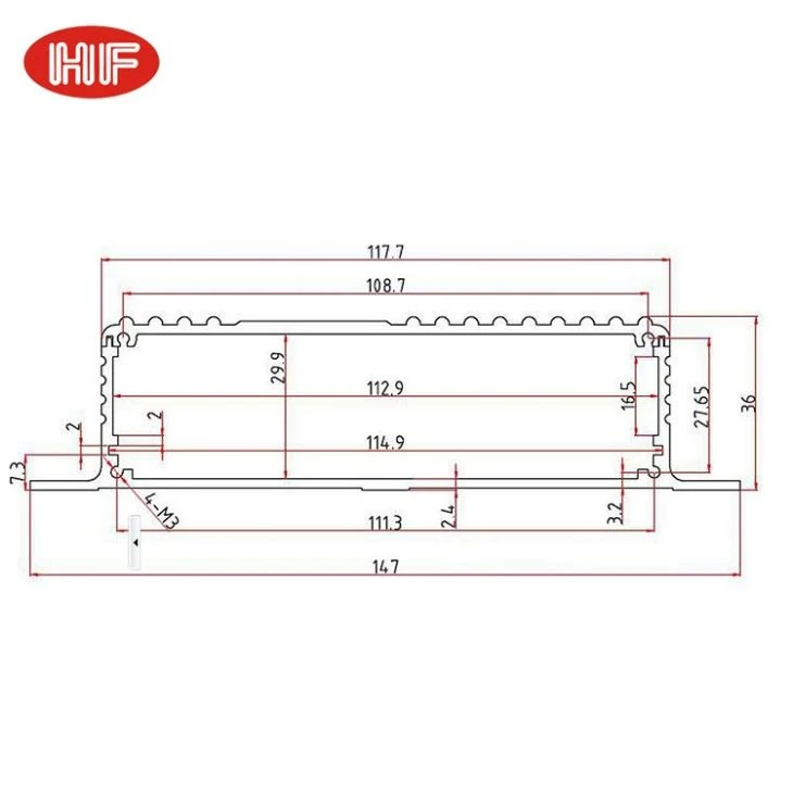 Aluminum Electronic Enclosures Outdoor Metal Box